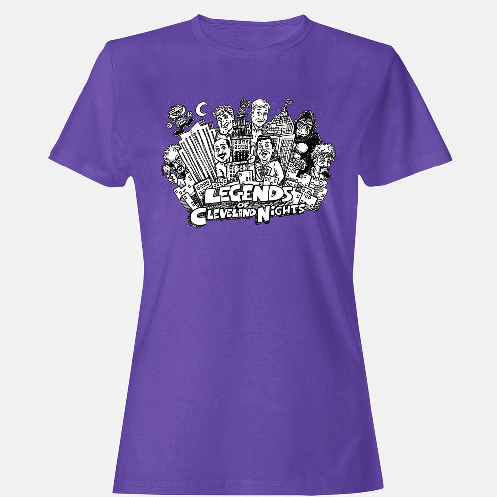 Women's T-Shirt - KZUVNJNF - Purple - 12