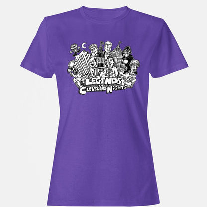 Women's T-Shirt - KZUVNJNF - Purple - 12