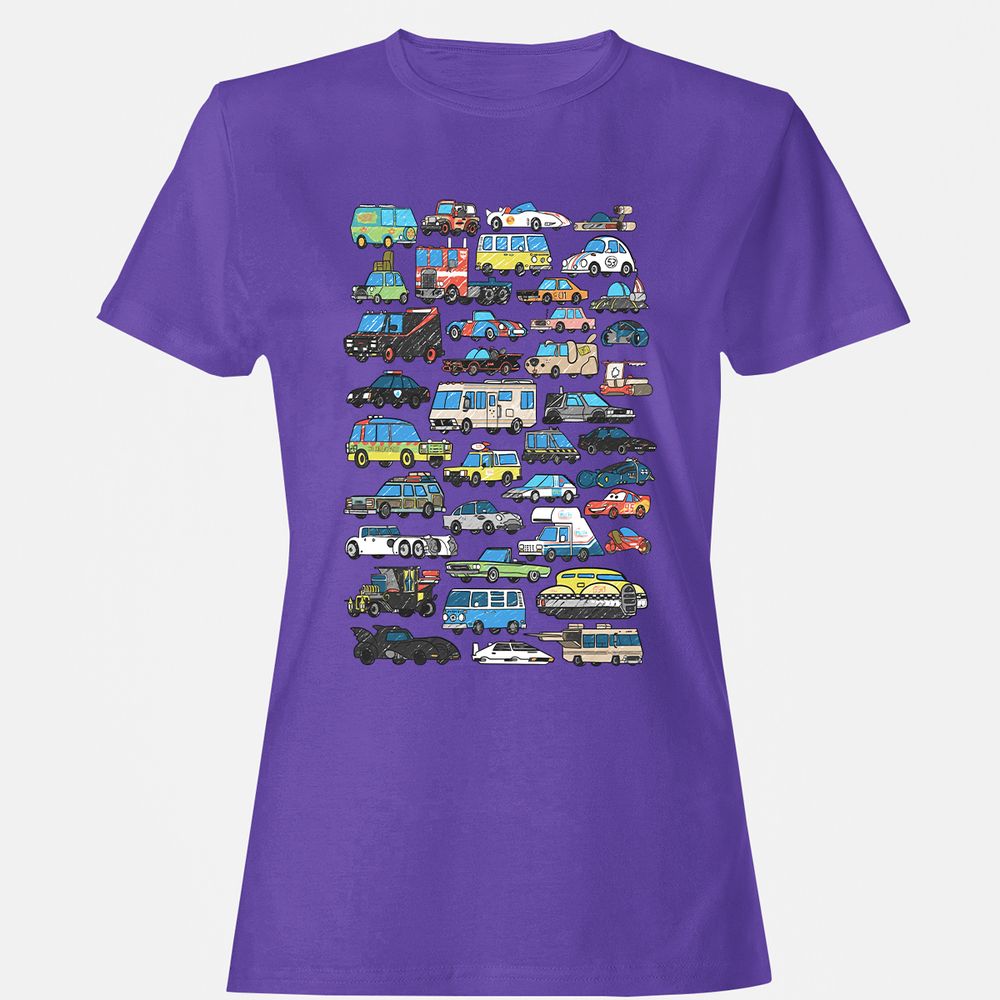 Women's T-Shirt - RR12MWM8 - Purple - 12