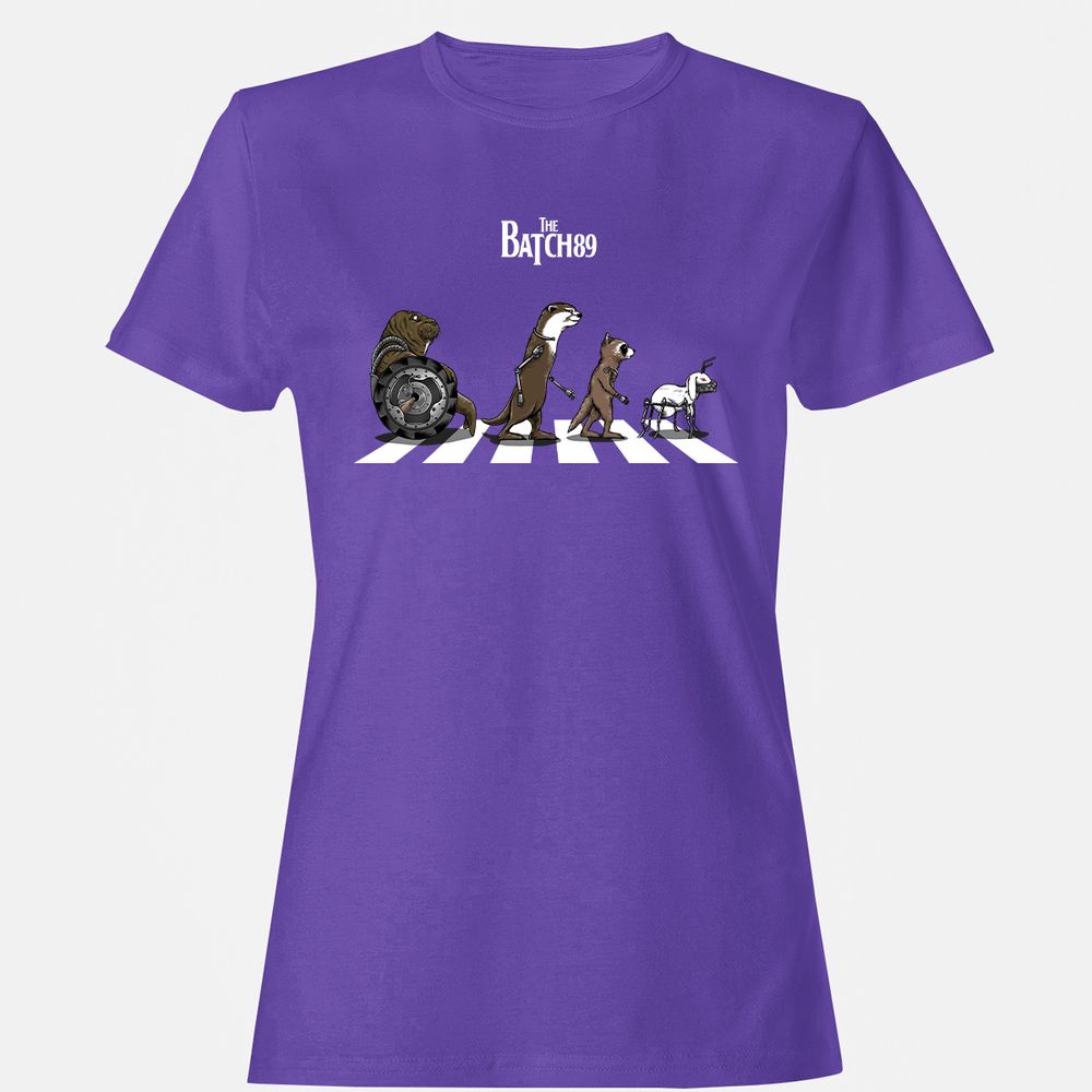 Women's T-Shirt - EEG8U7NA - Purple - 12