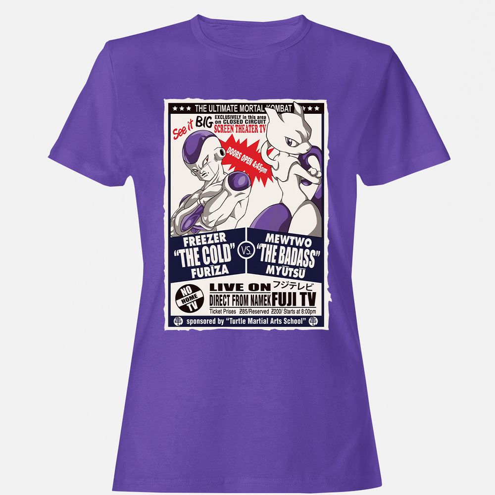 Women's T-Shirt - 4H5HKXRB - Purple - 12