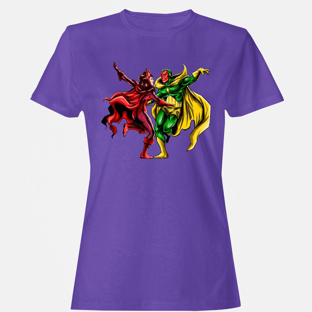 Women's T-Shirt - 9E1EVMBL - Purple - 12