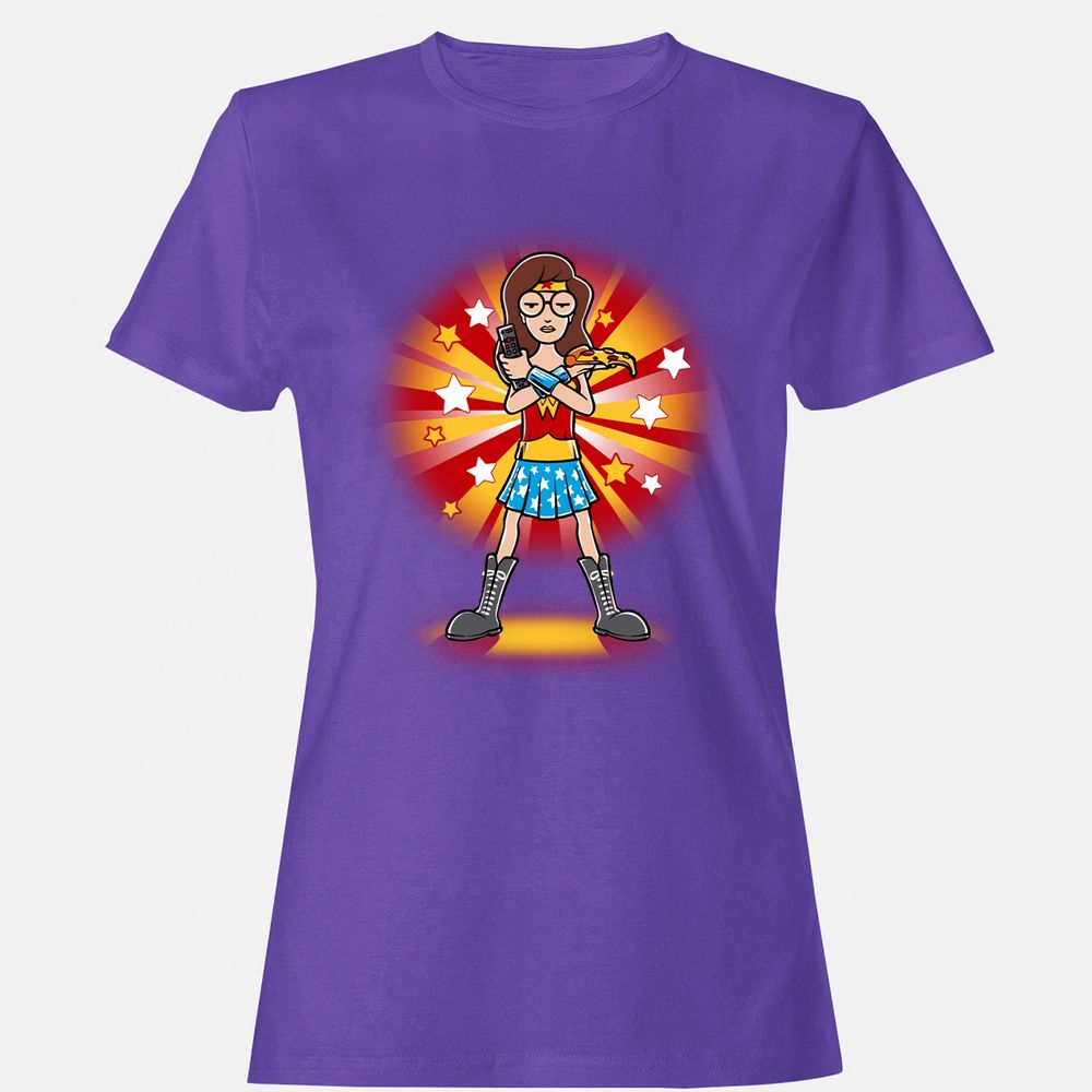 Women's T-Shirt - AK3XADKU - Purple - 12