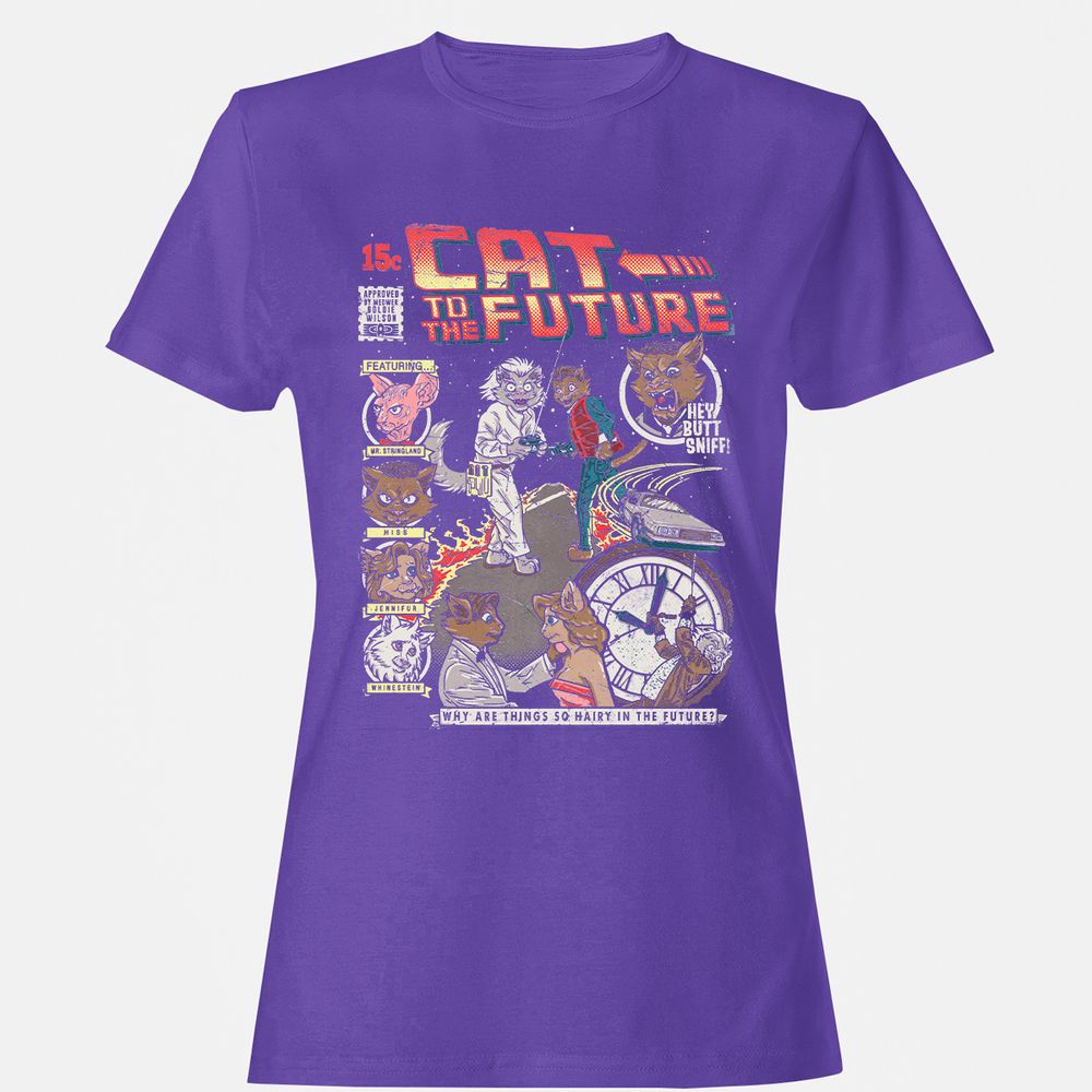 Women's T-Shirt - ZB2R5B6H - Purple - 12