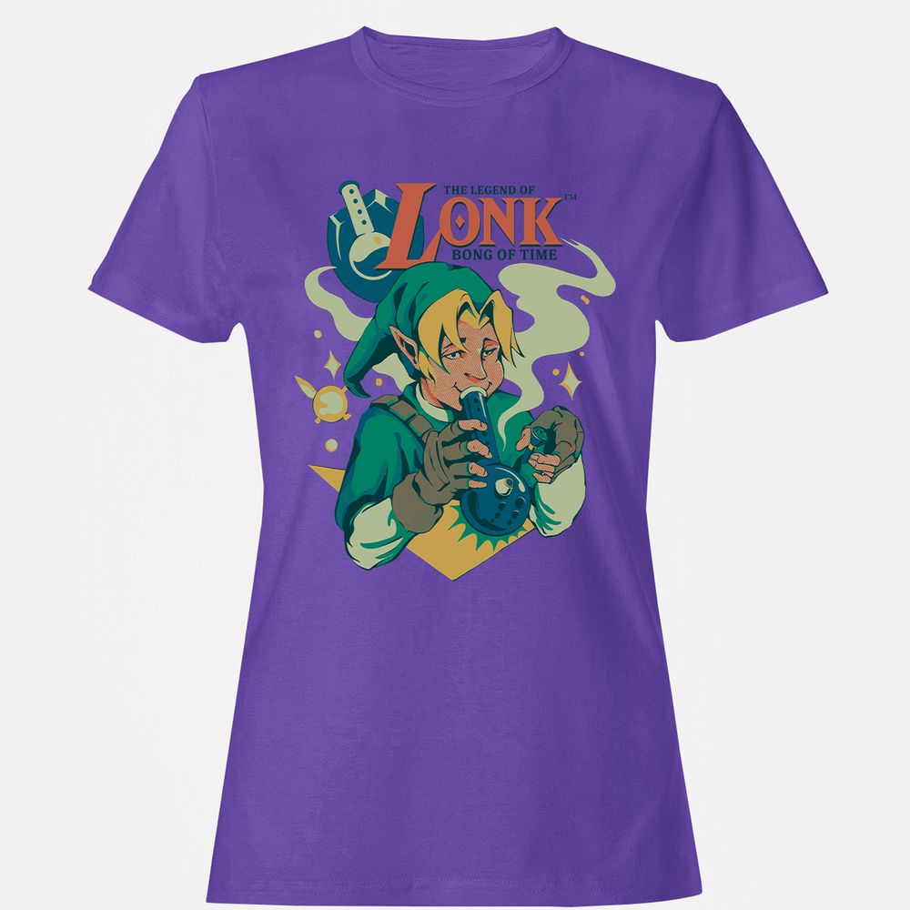 Women's T-Shirt - 8BAG84SY - Purple - 12