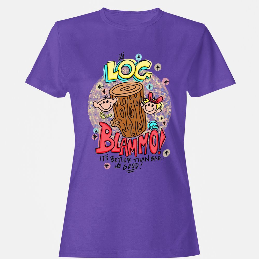 Women's T-Shirt - L86BYHK5 - Purple - 12