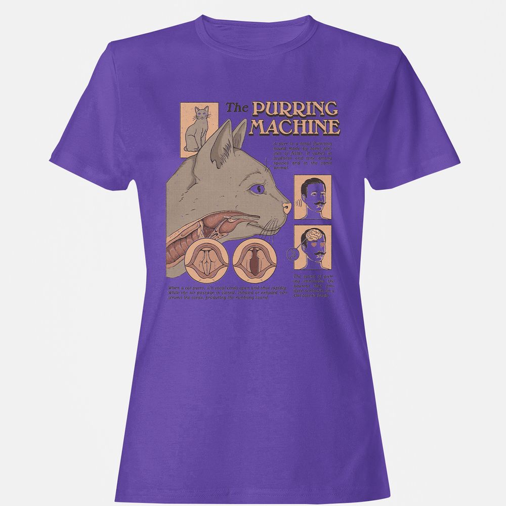Women's T-Shirt - ZWDLGU1K - Purple - 12