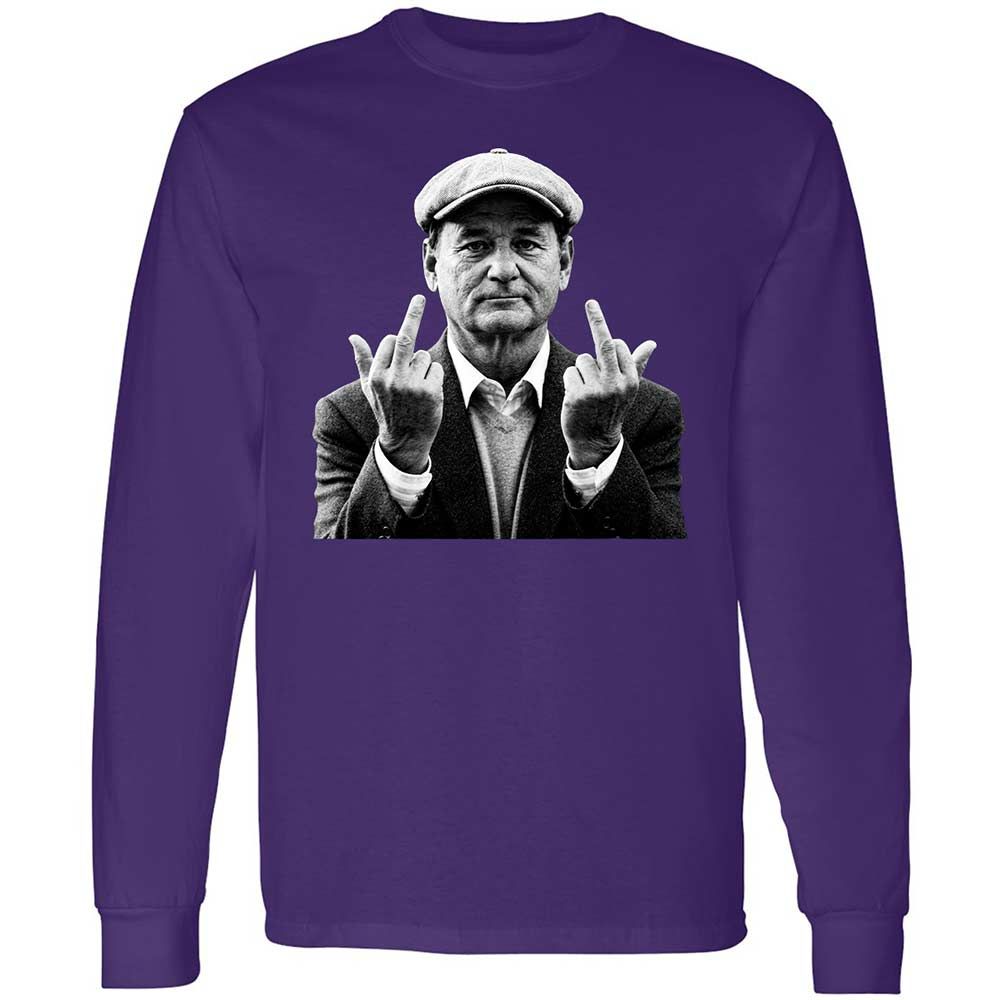 Bill Murray Middle Finger - Purple - 12