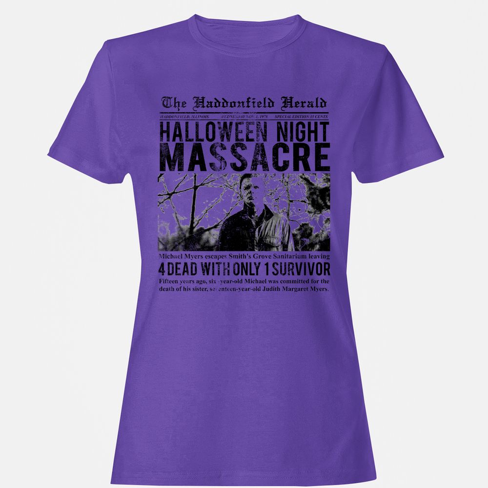 Women's T-Shirt - 83VGBXE9 - Purple - 12