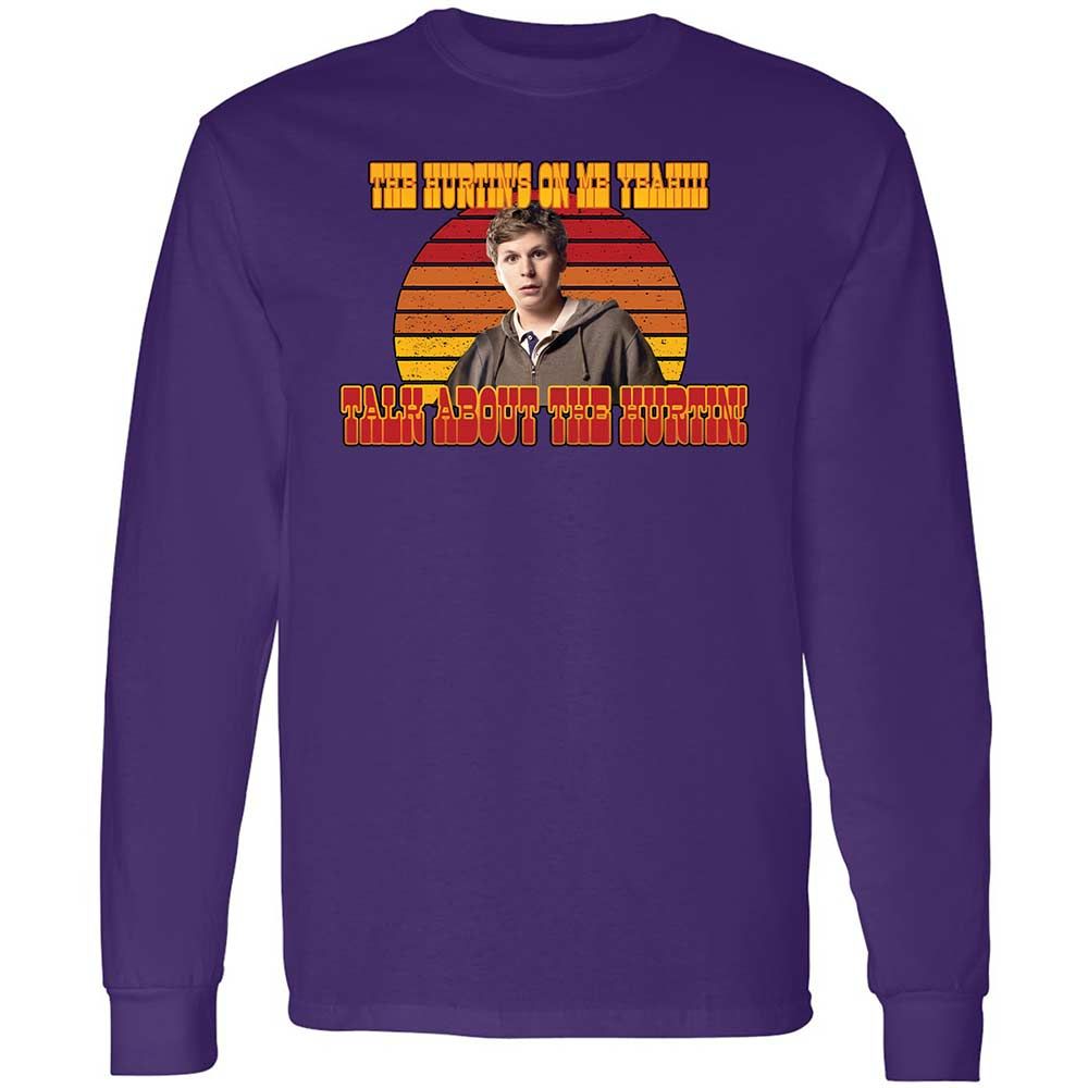 Long Sleeve T-Shirt - JWN83XKJ - Purple - 12