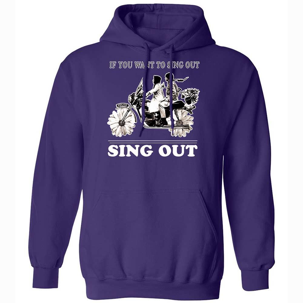 If you want to sing out, sing out - Purple - 12