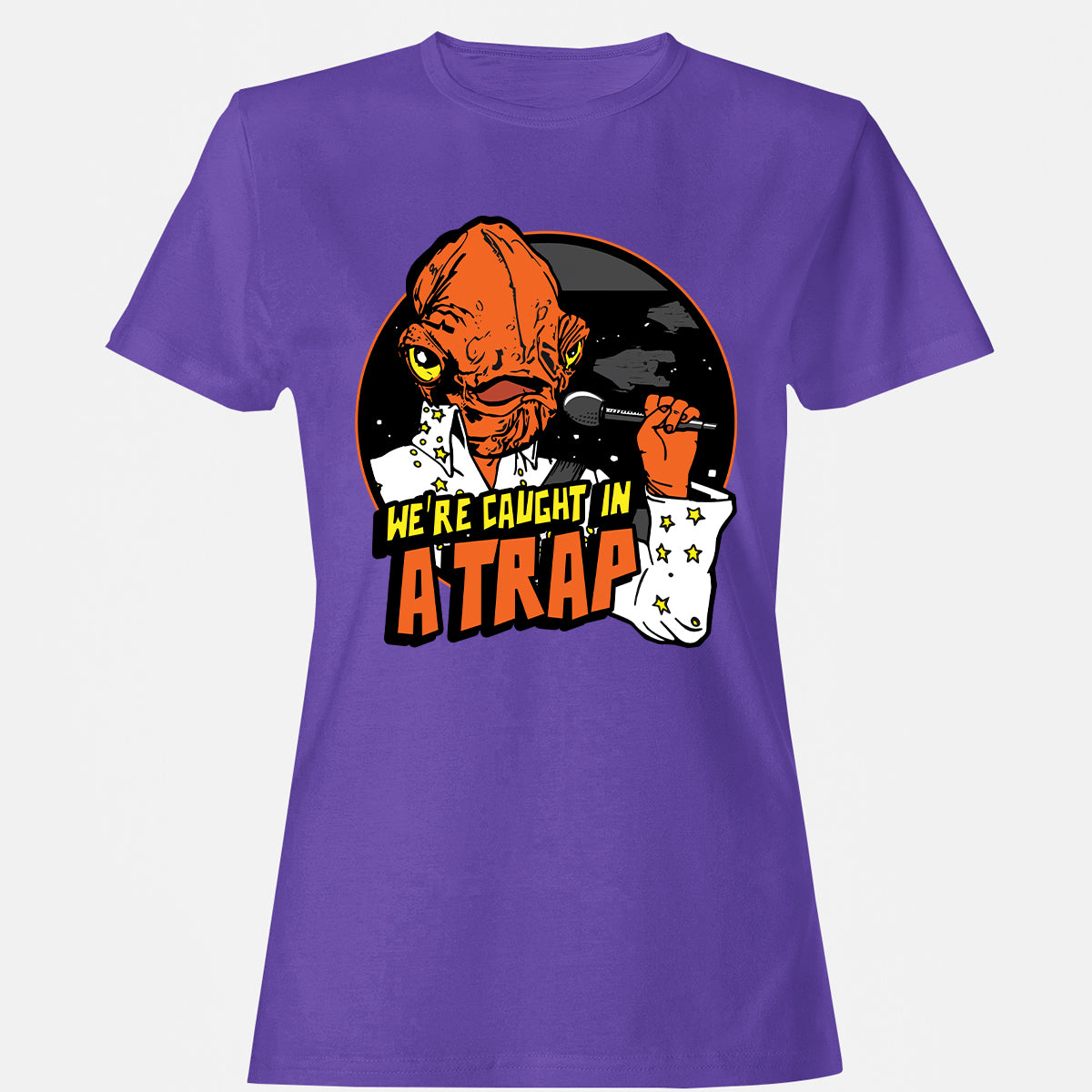 Women's T-Shirt - 7AVC4LGZ - Purple - 12