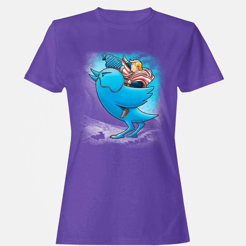 Women's T-Shirt - 8C8XX3AU - Purple - 12