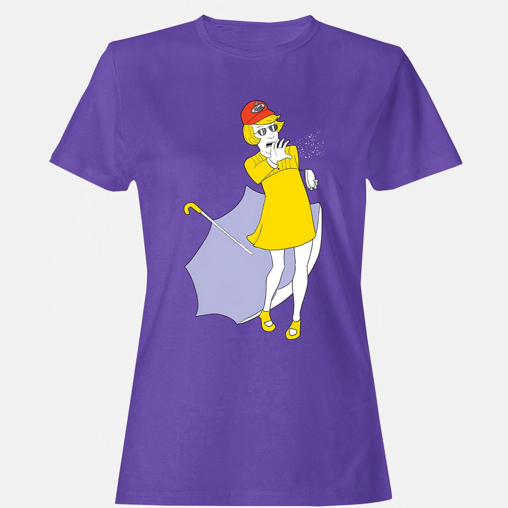 Women's T-Shirt - 657H72KX - Purple - 12
