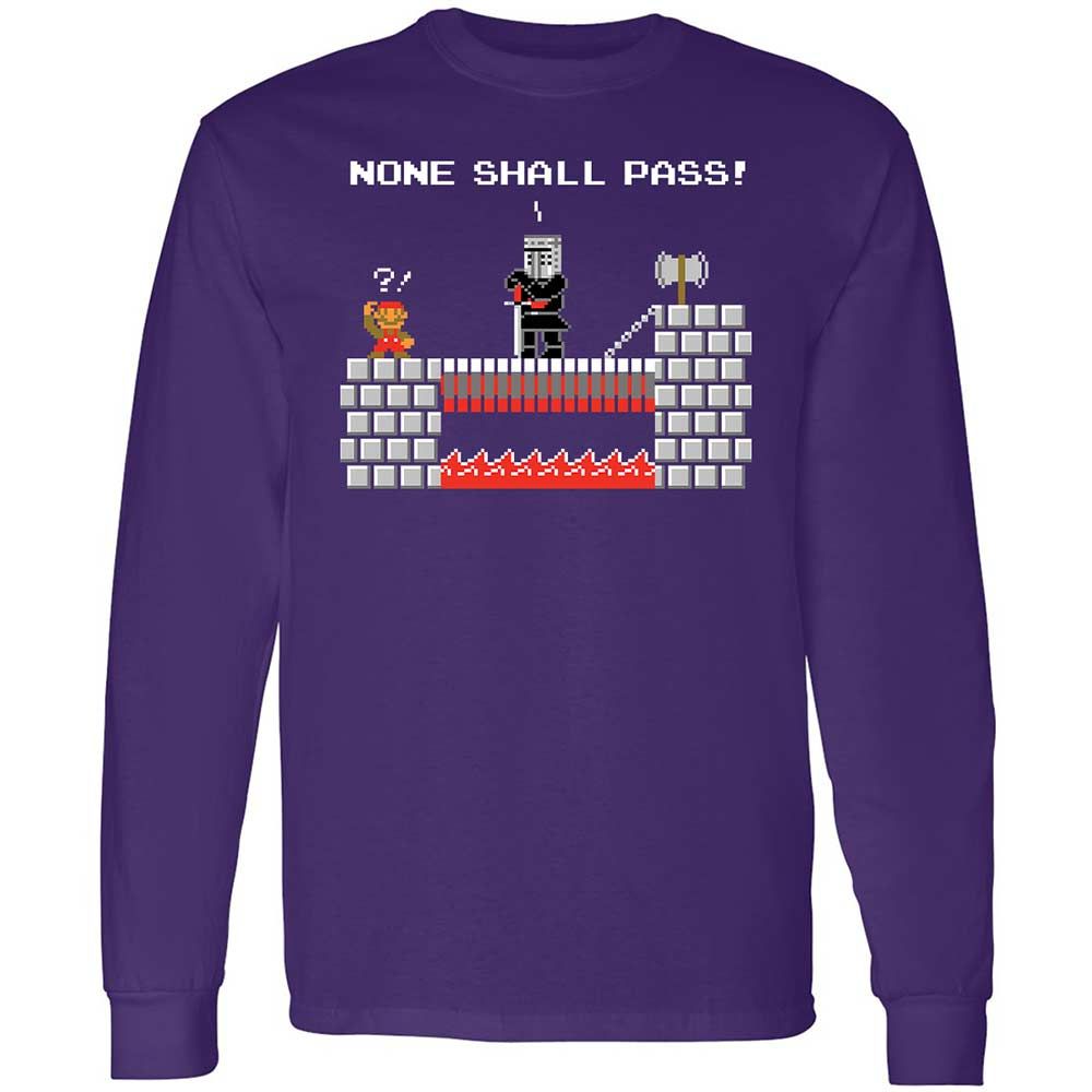 No Plumbers Shall Pass - Purple - 12