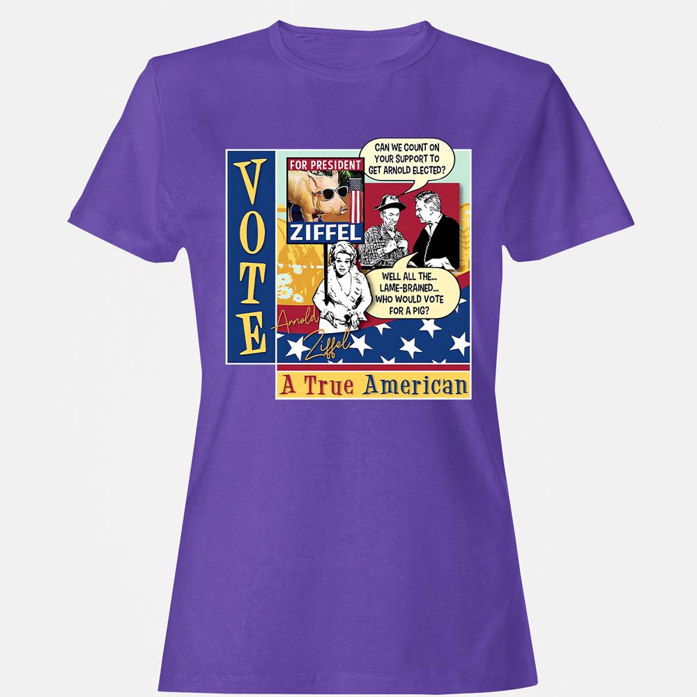 Women's T-Shirt - PSWG76YU - Purple - 12