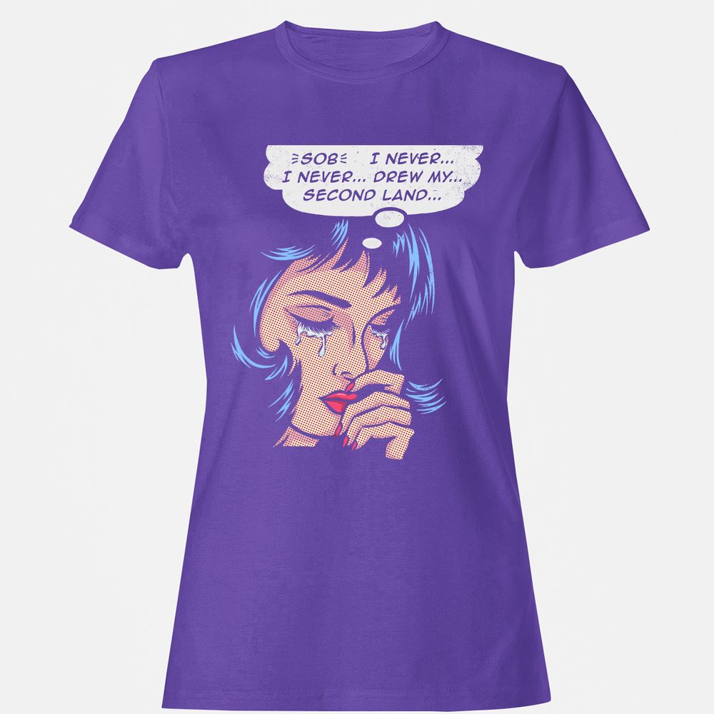 Women's T-Shirt - ZZ5J7JJE - Purple - 12