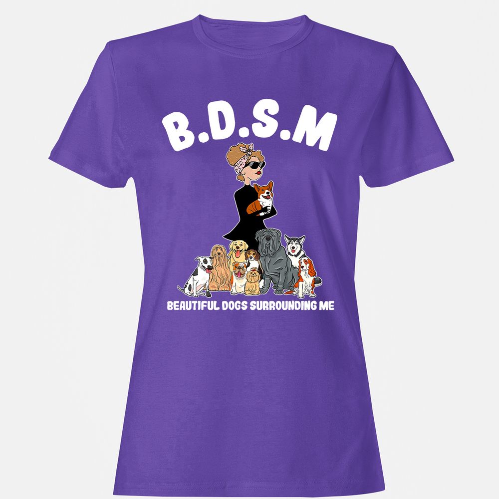 Women's T-Shirt - ZCKD57Q8 - Purple - 12