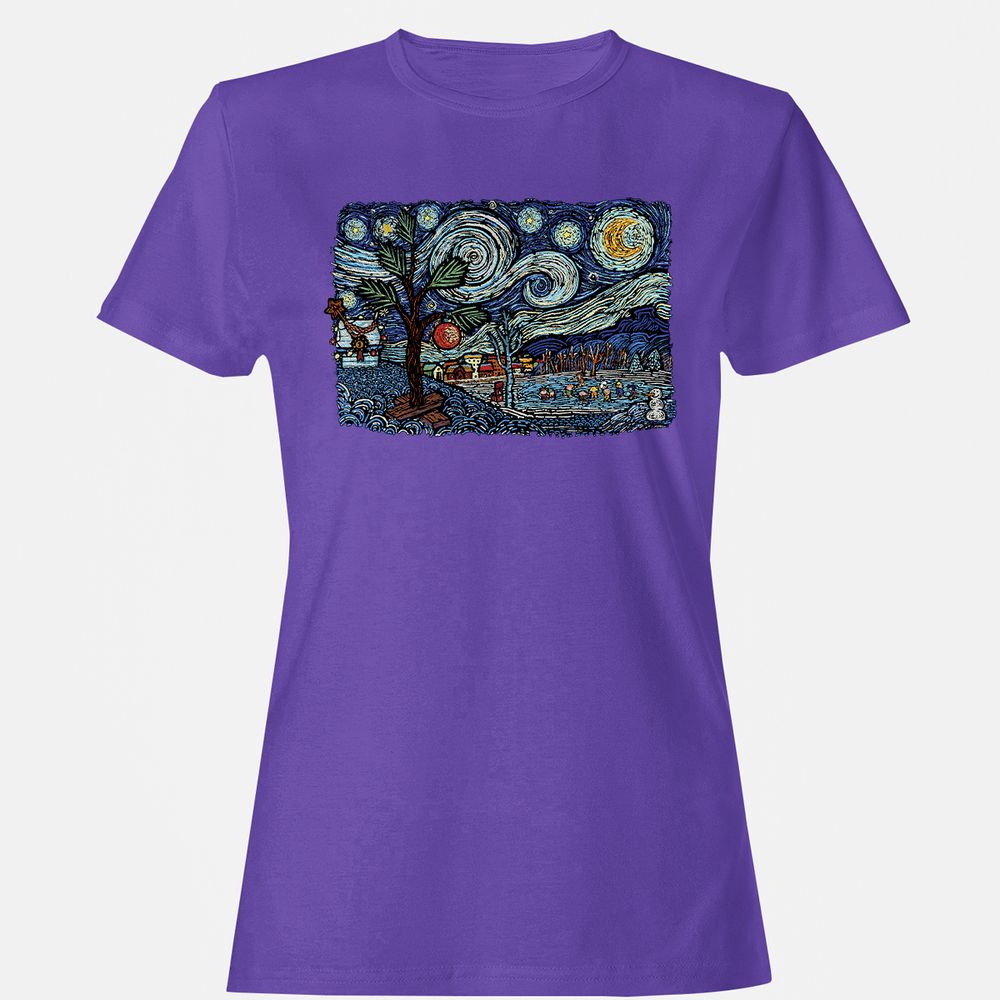 Women's T-Shirt - HXSNNS1H - Purple - 12