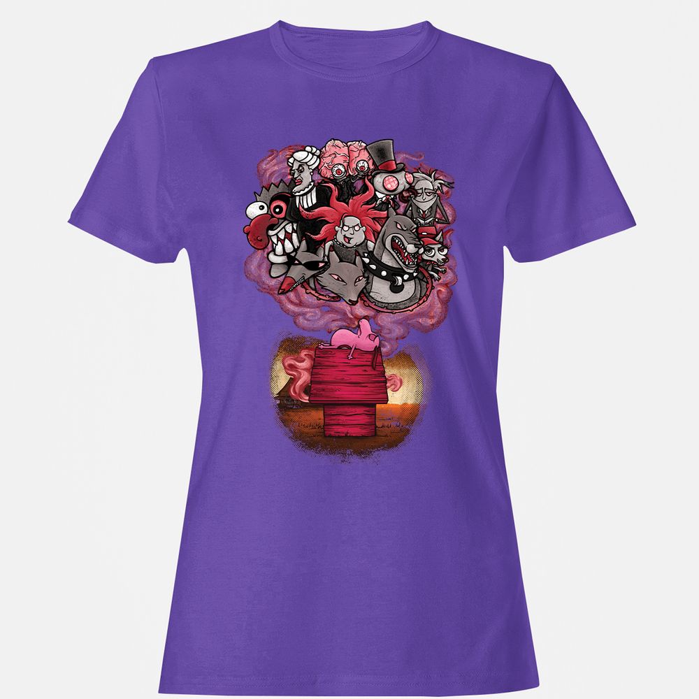 Women's T-Shirt - YQCTWS2W - Purple - 12