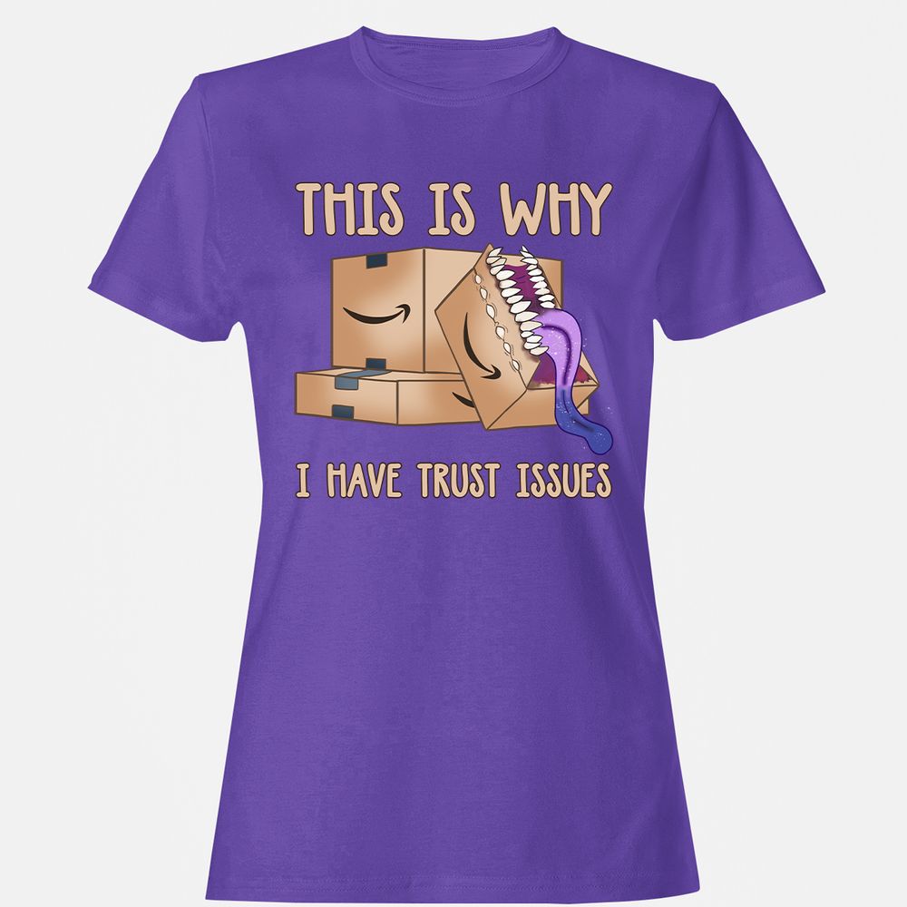 Women's T-Shirt - CVF6TBKV - Purple - 12