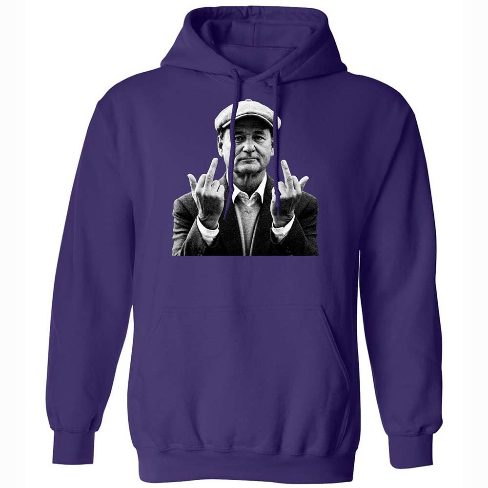 Bill Murray Middle Finger - Purple - 12