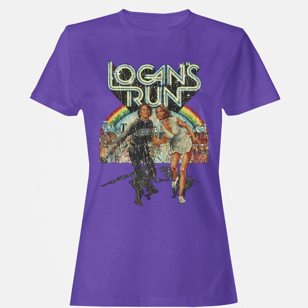 Women's T-Shirt - LA5HZS5D - Purple - 12