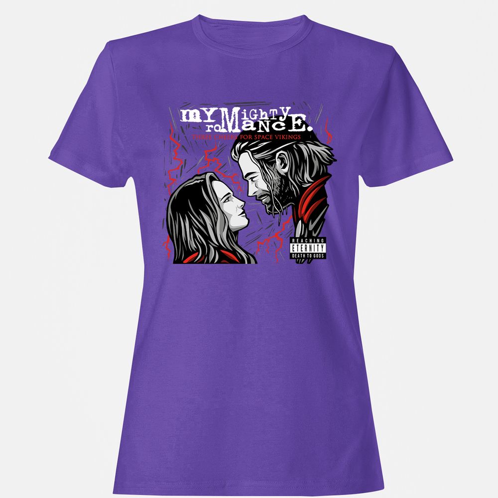 Women's T-Shirt - 6BB735P7 - Purple - 12