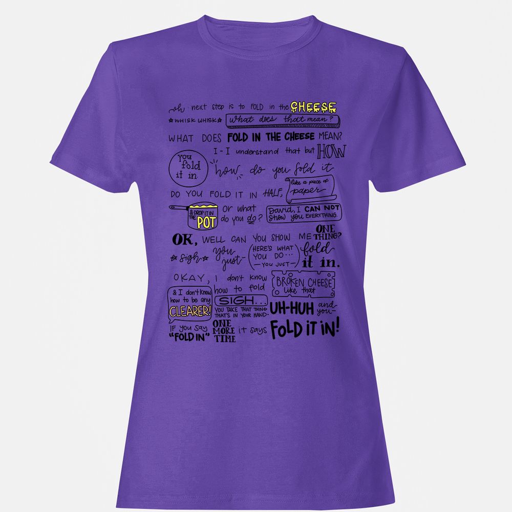 Women's T-Shirt - YB2RGPM1 - Purple - 12