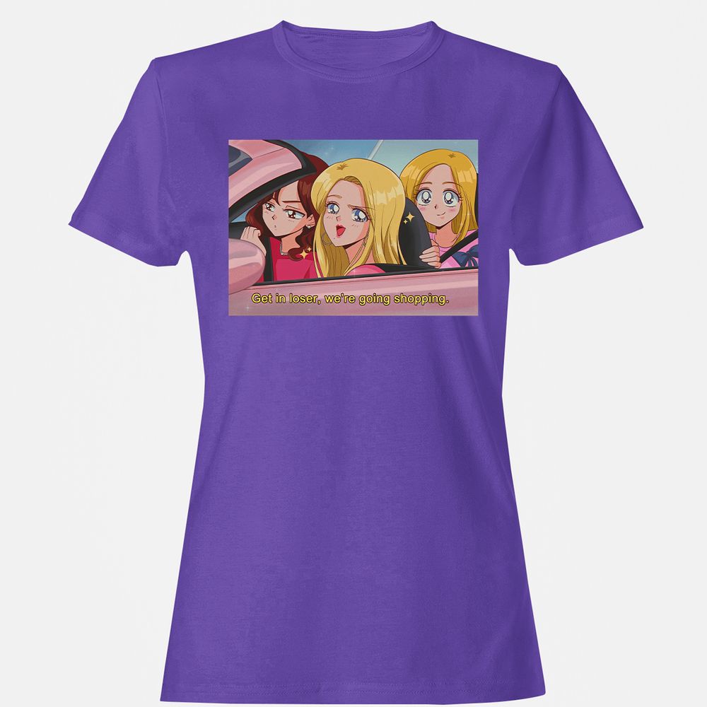 Women's T-Shirt - RAX7KFBJ - Purple - 12
