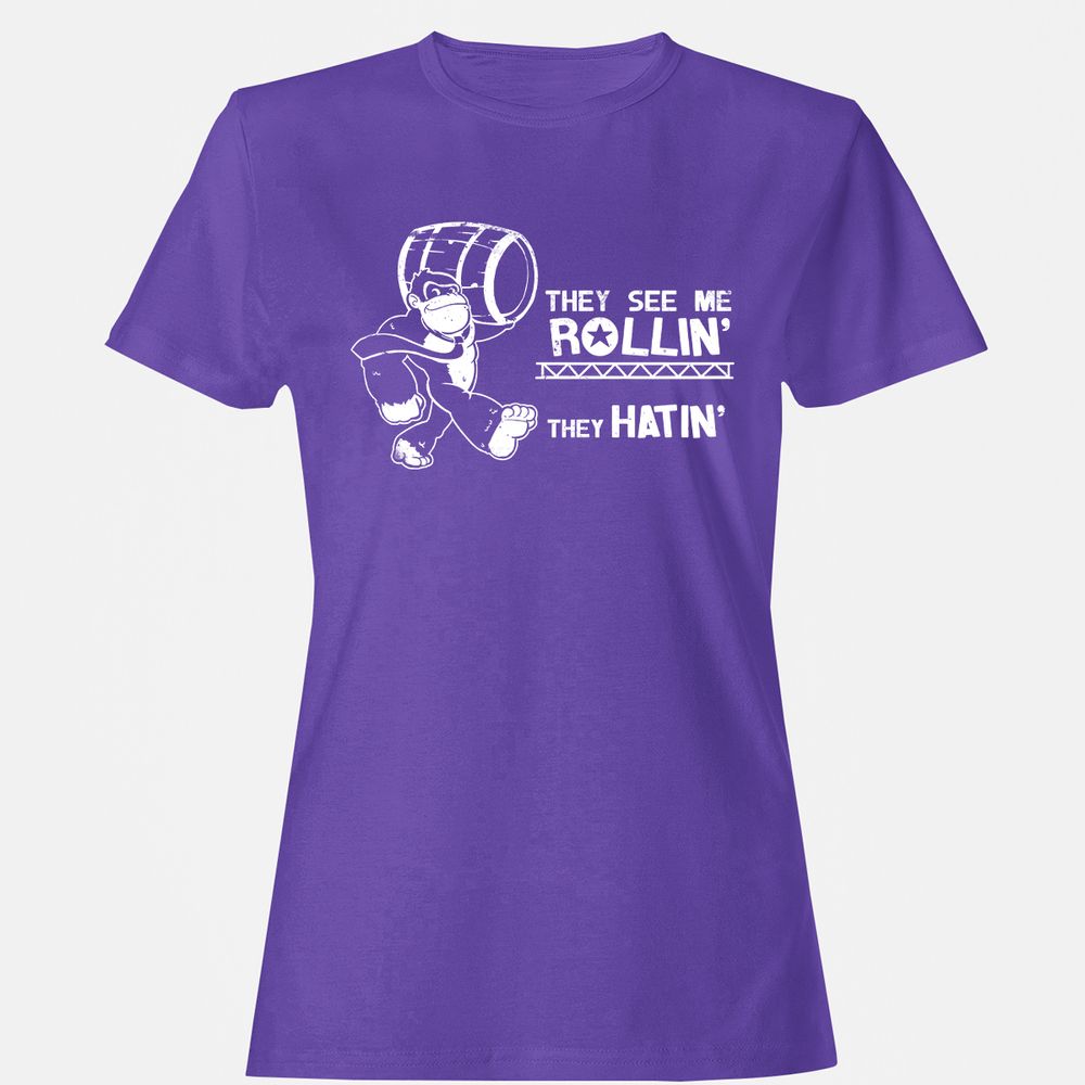 Women's T-Shirt - YAT3PMXA - Purple - 12