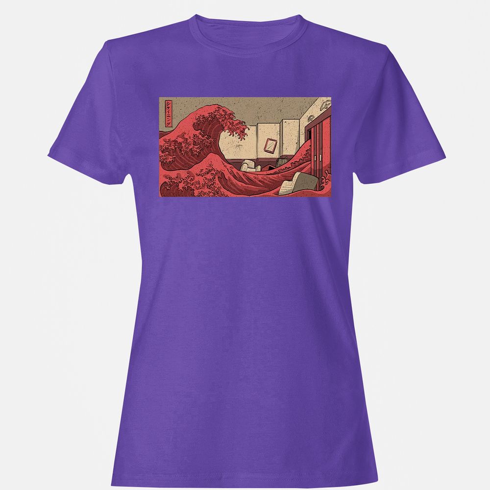 Women's T-Shirt - QAE655DL - Purple - 12