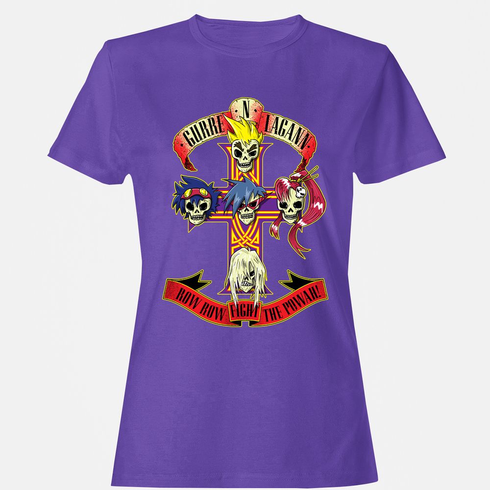 Women's T-Shirt - QP2H6J8P - Purple - 12