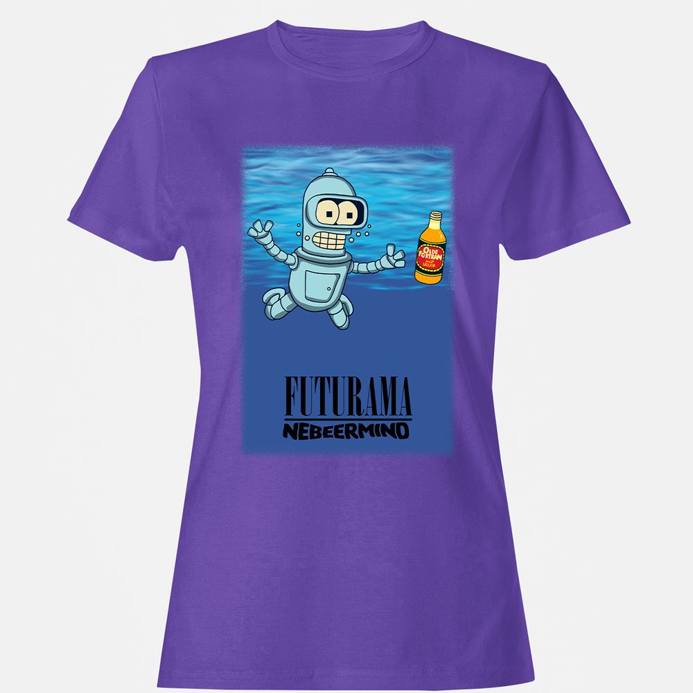 Women's T-Shirt - Q7EL8DZX - Purple - 12