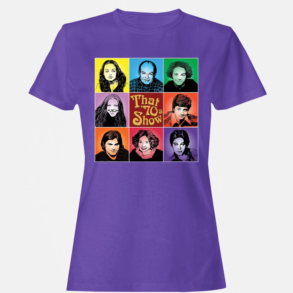 Women's T-Shirt - DP2E4FPL - Purple - 12