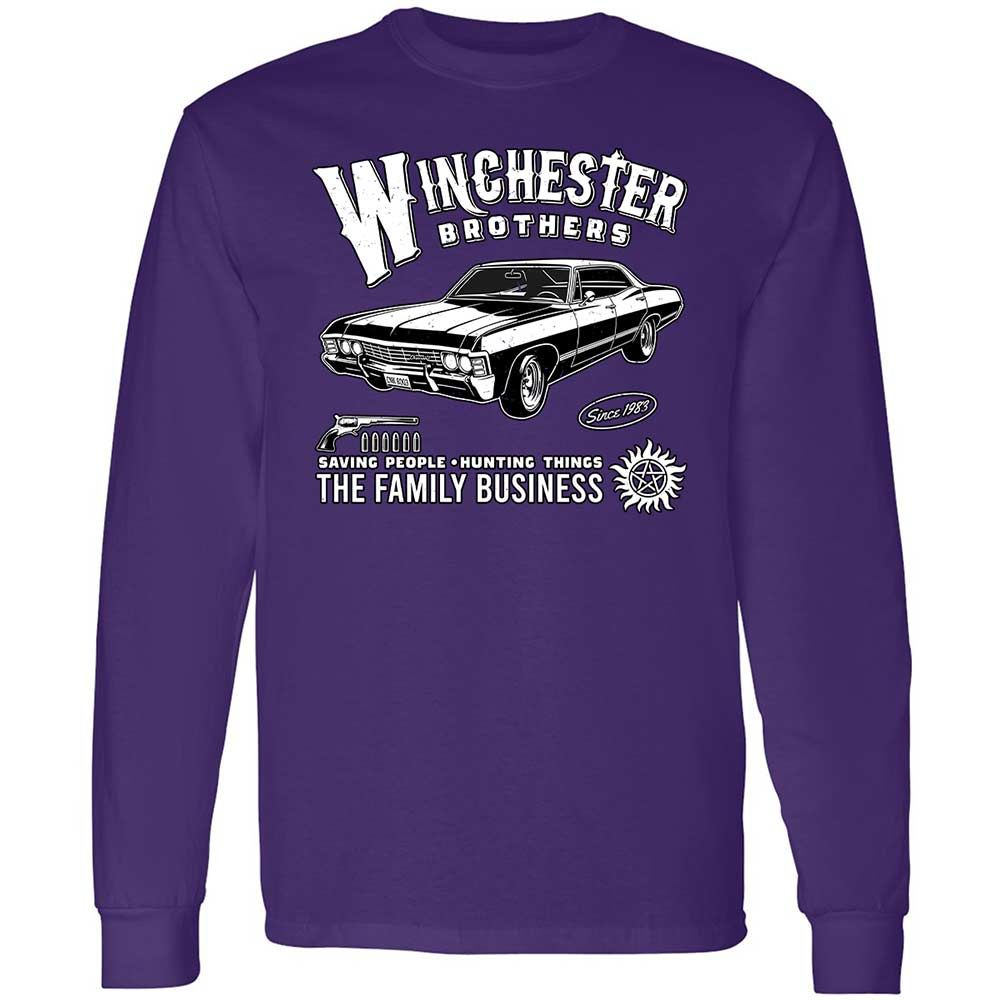 Long Sleeve T-Shirt - MXQFW52J - Purple - 12