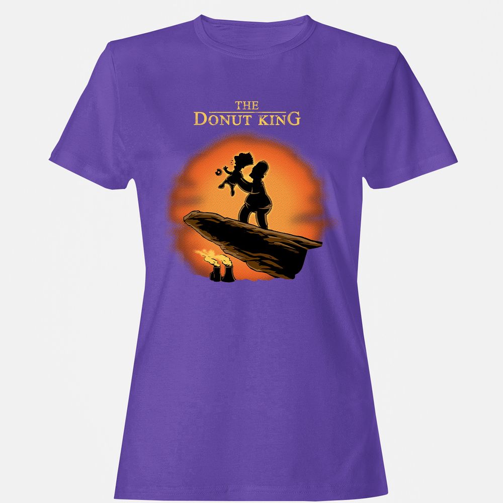 Women's T-Shirt - 62XE2T9U - Purple - 12
