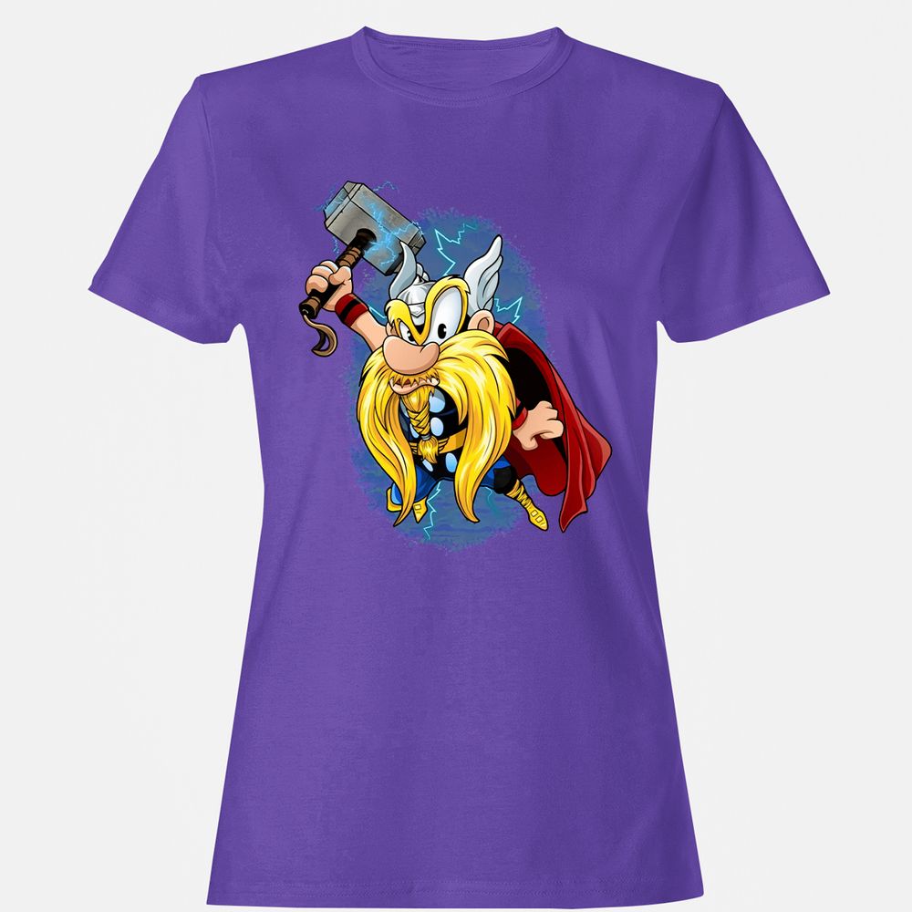 Women's T-Shirt - DB9JWXG6 - Purple - 12