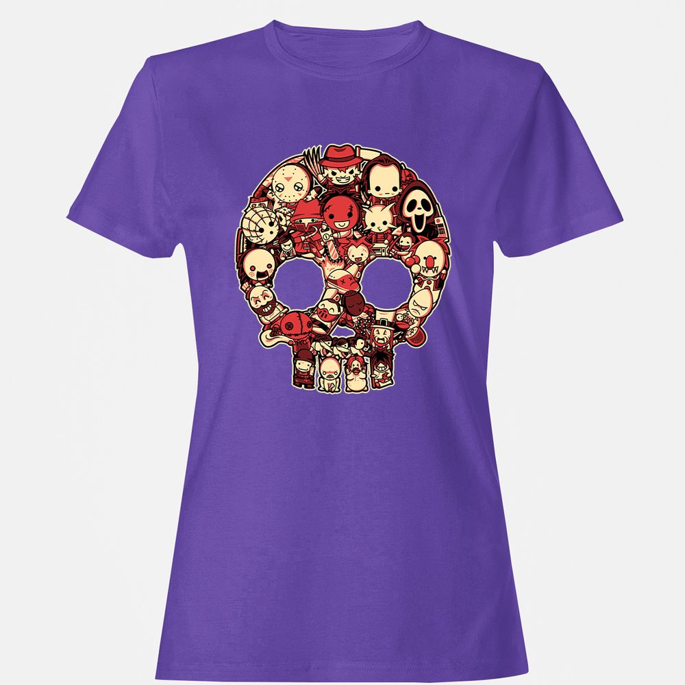 Women's T-Shirt - 7UXYZ83S - Purple - 12