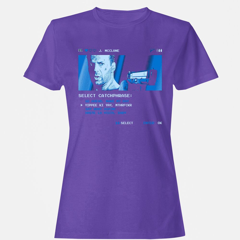 Women's T-Shirt - EDDGL1D3 - Purple - 12