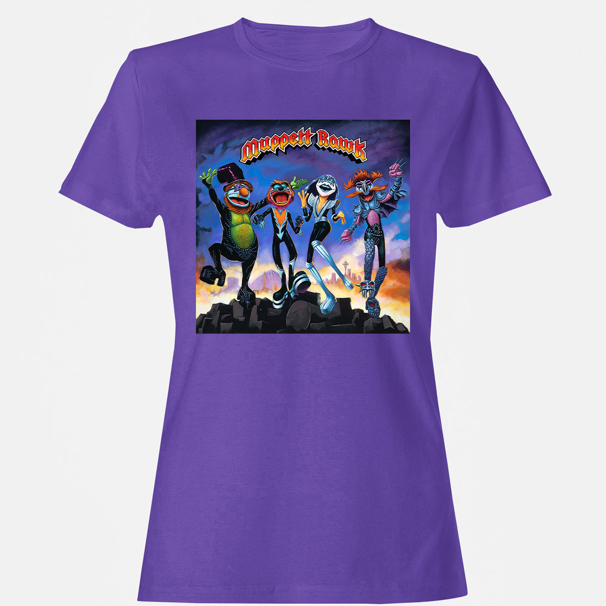 Women's T-Shirt - P9XEUXY6 - Purple - 12