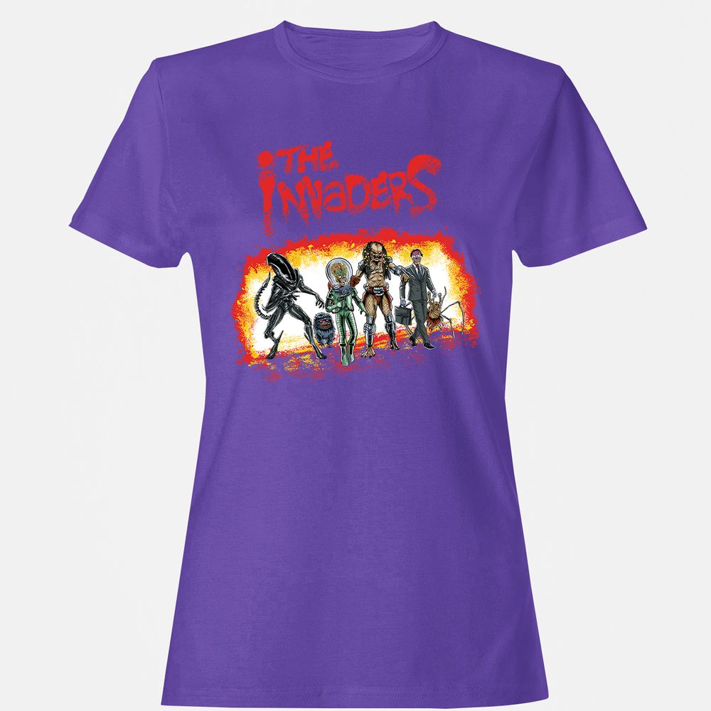 Women's T-Shirt - DR4K7TTN - Purple - 12