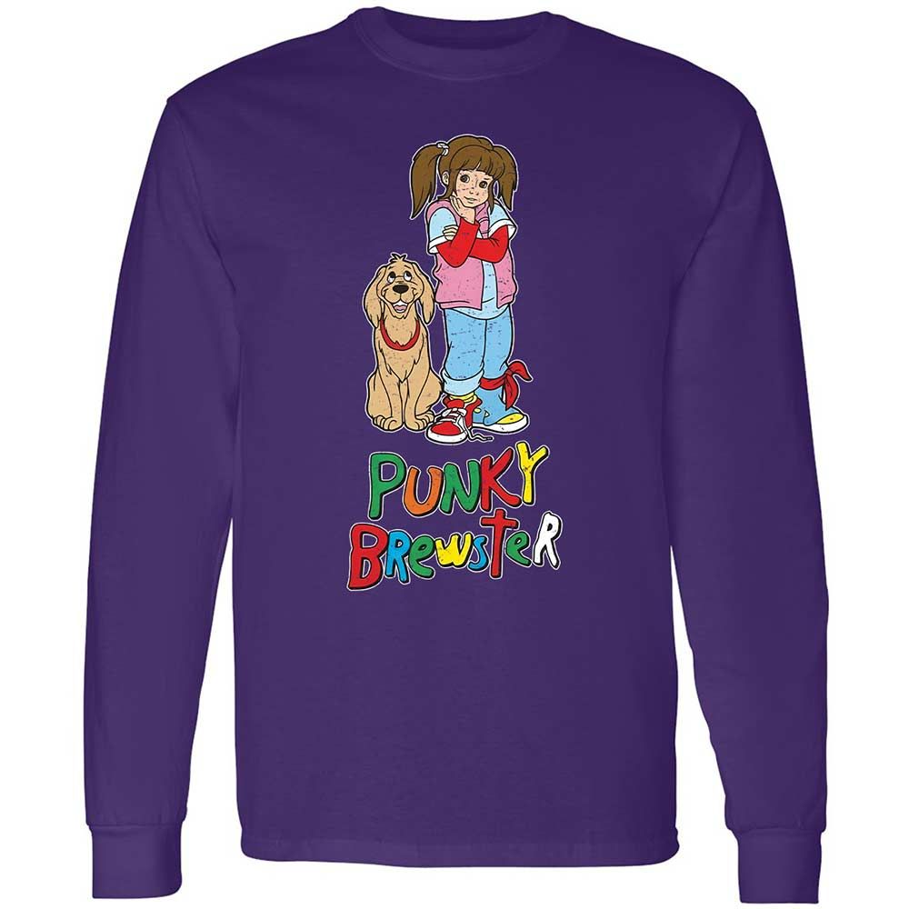 Long Sleeve T-Shirt - 5BE1N8R9 - Purple - 12