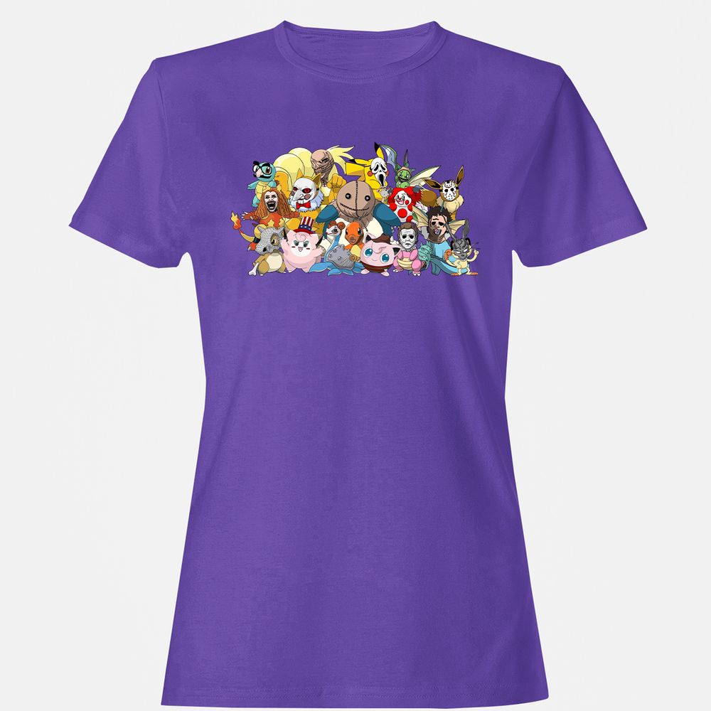 Women's T-Shirt - BE916ESK - Purple - 12