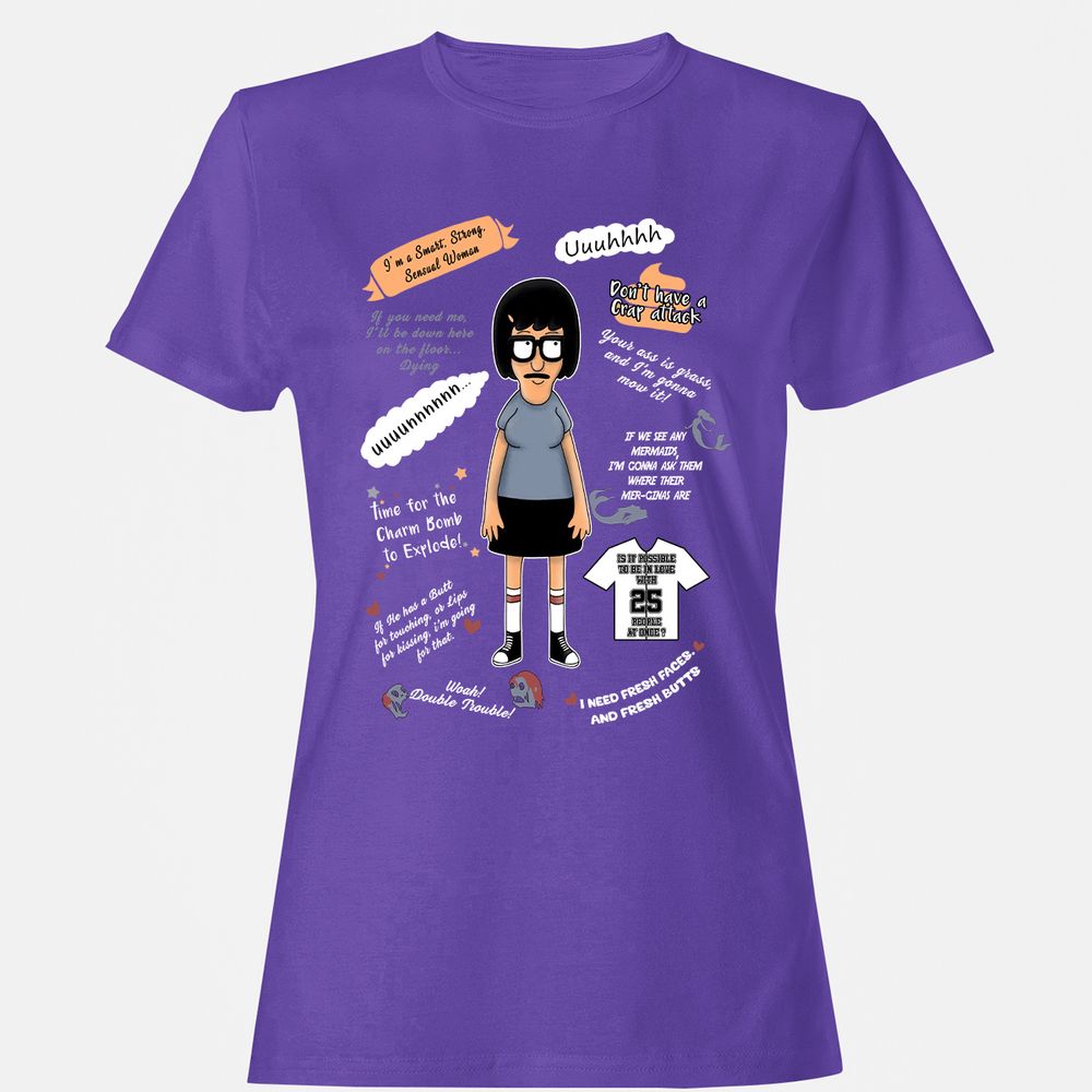 Women's T-Shirt - 8AUPW9M6 - Purple - 12