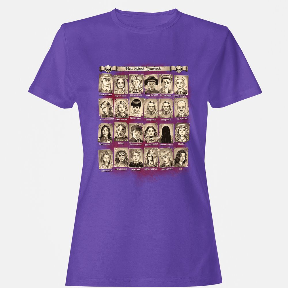 Women's T-Shirt - VQCC3P73 - Purple - 12