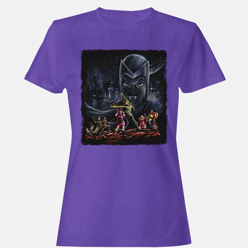 Women's T-Shirt - 6C8V7XTG - Purple - 12