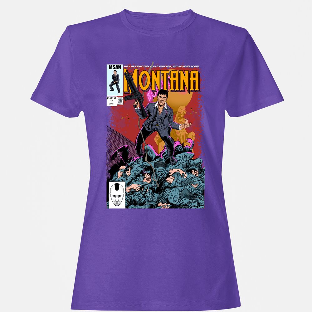 Women's T-Shirt - 7PCZNX2W - Purple - 12