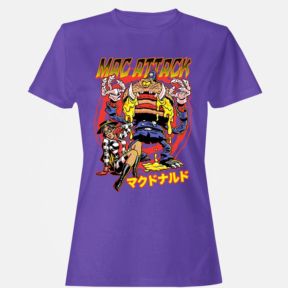Women's T-Shirt - 3QEAEXXR - Purple - 12