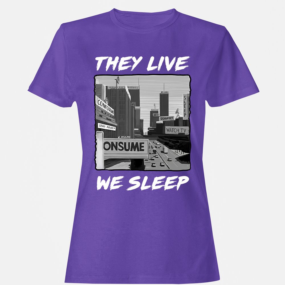 Women's T-Shirt - CR95SDLK - Purple - 12